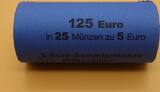 BRD 25x 5 Euro 2018 F Kpl. Rolle -Klimazonen Subtropische Zone- CH UNC in Originalrolle
