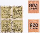 Deutsches Reich div. ca.1923 Lot Infla gestempelt