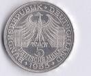 BRD 5 DM 1955 G Markgraf von Baden UNC
