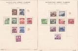 Deutsches Reich 1935/44 Lot 3.Reich div. komplette Sätze auf alten Albumseiten gestempelt