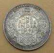 Indien - Britisch 2x 1 Rupie / Rupee 1891, 1941 Victoria & Georg VI ss, UNC
