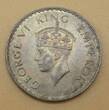 Indien - Britisch 2x 1 Rupie / Rupee 1891, 1941 Victoria & Georg VI ss, UNC