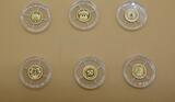 BRD 2012 Komplette Editon Das Deutsche Geld in Gold Neupreis 719.-€!!!! Proof, gekapselt mit Zertifikat