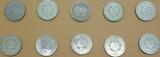 Lot DDR 10x 5 Mark CH UNC