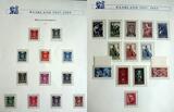 1947-1959 Saubere Saarland-/OPD Sammlung 1947/59 im Vordruckalbum postfrisch, **