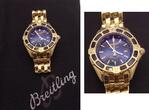 Damenuhr Breitling Lady T Vollgold 750/18 Karat guter Zustand