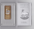 Malawi 50 Kwacha World coin bar collection -"Springbok"- 24K Gold Plated -