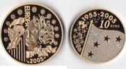 Frankreich 10 Euro Europaflagge 1955-2005 -