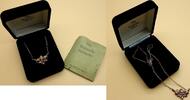 Goldene Walisische Halskette mit Diamant -