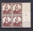 Deutsches Reich 4x 15Pf Nothilfe Trachten -