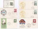 Saarland div. 16x FDC + 6x GRATIS -