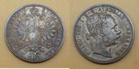 Österreich / Ungarn 2x 1 Florin Franz Joseph I. -