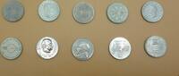 Lot  DDR Lot DDR  10x 5 Mark prägefrisch
