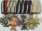 1871-1945 Deutsches Reich Ordensspange mit 5 Auszeichnungen 