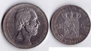 Niederlande 2 1/2 Gulden Wilhelm III. (1849-1890) -