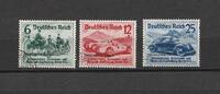 Deutsches Reich kpl.Satz Internationales Eifel-Rennen - Aufdruck Nürburgring-Rennen -