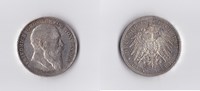 Kaiserreich - Baden 5 Mark 5 Mark 1907 Baden Gedenkmünze zum Tode -