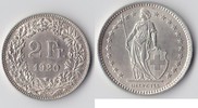 Schweiz 1 und 2 Franken 1 Franken 1920 B, 2 Franken 1920 B Schweiz -