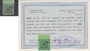 Altdeutschland - BADEN 6 Kreuzer oberer Bogenrand! Geprüft!