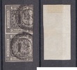 Deutsches Reich - Baden 1 Kreuzer sehr schönes, vollrandiges, senkrechtes Paar