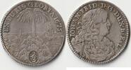 2/3 Taler 1675 RB Braunschweig-Calenberg-Hannover Johann Friedrich (1665-1679) ss
