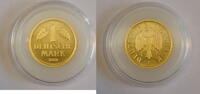 BRD 1 DM 2001 F 1 Deutsche Mark - Gedenkm&uuml;nze zum Abschied der Deutschen... 1,934.14 US$  +  shipping