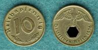 Drittes Reich 10 Reichspfennig 1936 A J.364 ss 38.42 US$  +  11.53 US$ shipping