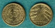 Weimarer Republik 50 Rentenpfennig 1923 G Kursmünze stgl. 145.54 US$  +  11.53 US$ shipping