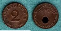 Drittes Reich 2 Reichspfennig 1936 F J.362 ss 23.29 US$  +  11.53 US$ shipping