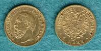 Baden 5 Mark 1877 G Friedrich I. (1852-1907) ss 576.32 US$  +  23.17 US$ shipping