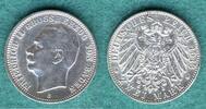 Baden 2 Mark 1913 G Friedrich II. (1907-1918) vz 331.82 US$  +  13.86 US$ shipping