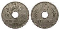 Kolonien und Nebengebiete 10 Heller -