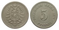 Kaiserreich 5 Pfennig -