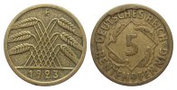Weimarer Republik 5 Rentenpfennig -