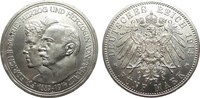 Kaiserreich 5 Mark Anhalt Silberhochzeit