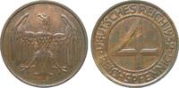 Weimarer Republik 4 Pfennig -