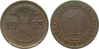 Weimarer Republik 1 Pfennig -