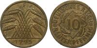 Weimarer Republik 10 Rentenpfennig -
