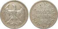 Weimarer Republik 3 Mark Kursmünze -