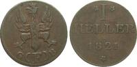 Altdeutschland bis 1871 1 Heller Frankfurt -