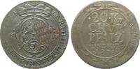 Altdeutschland bis 1871 20 Kreuzer Pfalz -