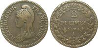 Europa (ohne €) 2 Décimes An 4 sehr schön 163.00 US$  +  33.76 US$ shipping