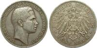 5 Mark Sachsen-Coburg und Gotha 1907 A Kaiserreich  kl. Rf., etw. berieben, sehr schön