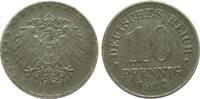 Ersatzmünzen 1. Weltkrieg 10 Pfennig -
