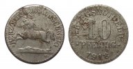 Kolonien und Nebengebiete 10 Pfennig Eisen -