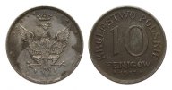 Kolonien und Nebengebiete 10 Fenigów -