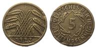 Weimarer Republik 5 Rentenpfennig -
