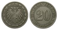 Kaiserreich 20 Pfennig -