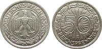 Weimarer Republik 50 Pfennig -