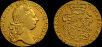 GREAT BRITAIN 1770 GEORGE III 1770 GOLD GUINEA, (RARE KEY DATE, THIRD BU... 9,568.70 US$  +  48.35 US$ shipping